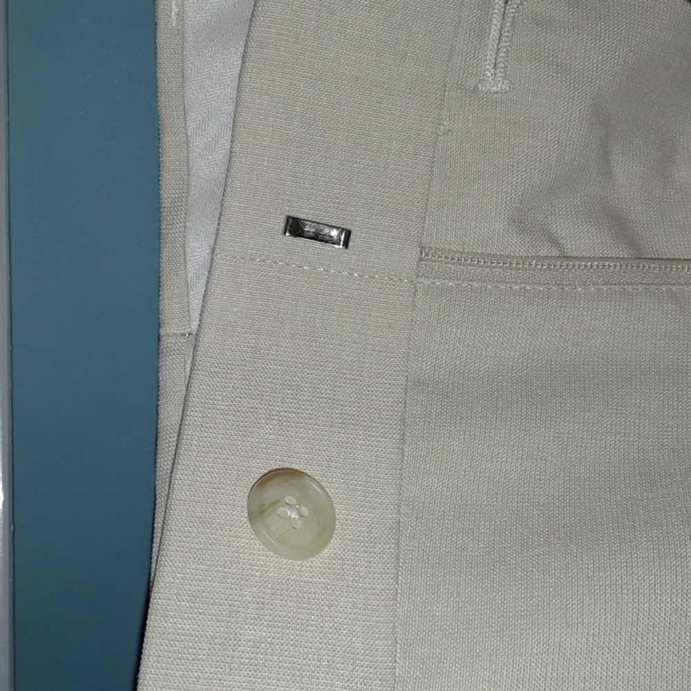 UnWorn, Unaltered Stafford 44 Short Polyester Linen Mens Suit Slacks 32/32 - Picture 13 of 16